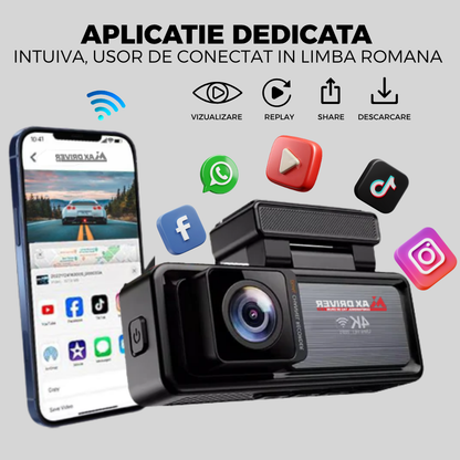 Camera Auto DVR MAXDRIVE® VISION-Ultra, FULL HD 4K, 2160P