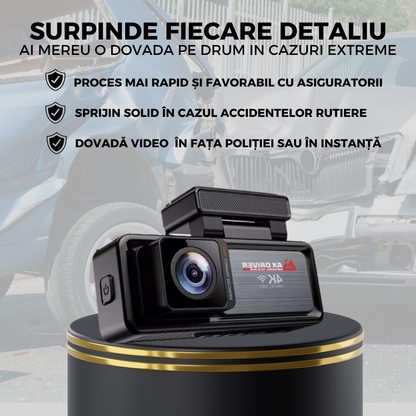 Camera Auto DVR MAXDRIVE® VISION-Ultra, FULL HD 4K, 2160P