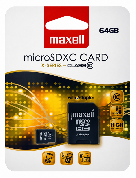 Card Memorie microSD 64GB Class 10 UHS-I U3 V30 - Compatibil Camere Auto DVR 4K